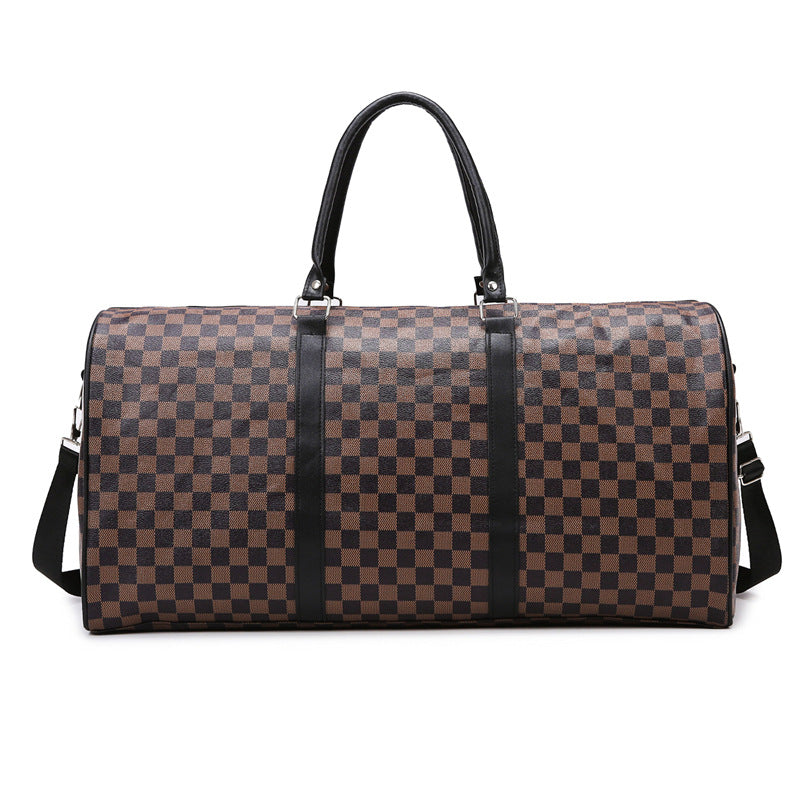 Chessboard Plaid Waterproof Large Capacity Storage Bags