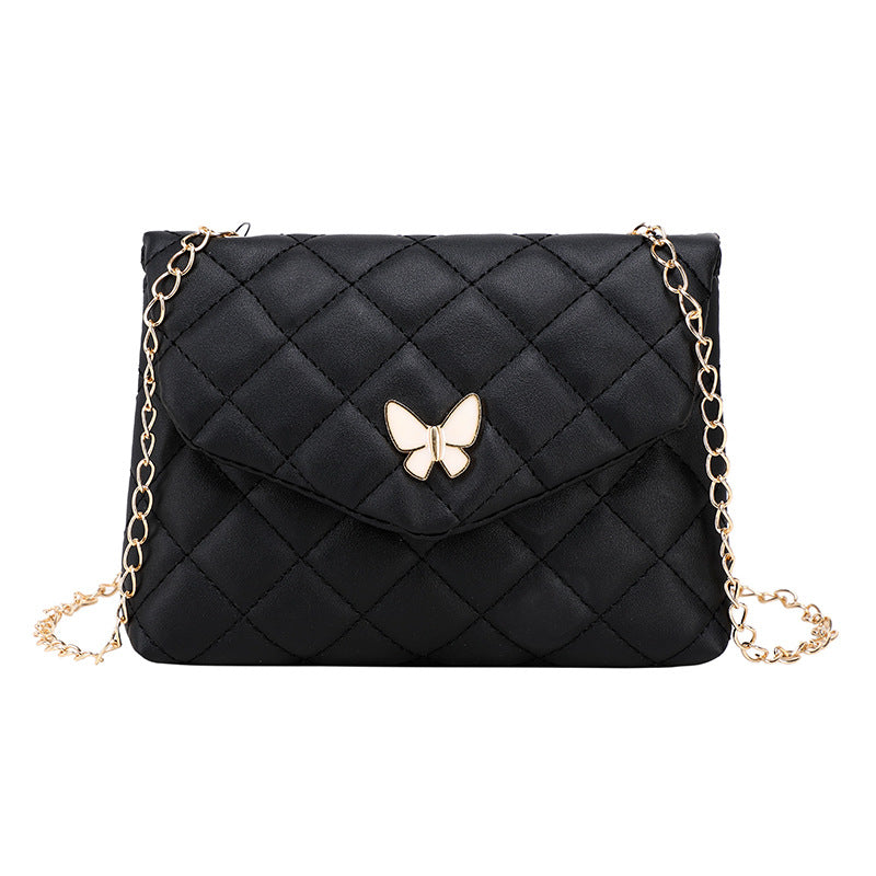 Women's Trendy Embroidered Butterfly Decoration Korean Shoulder Bags