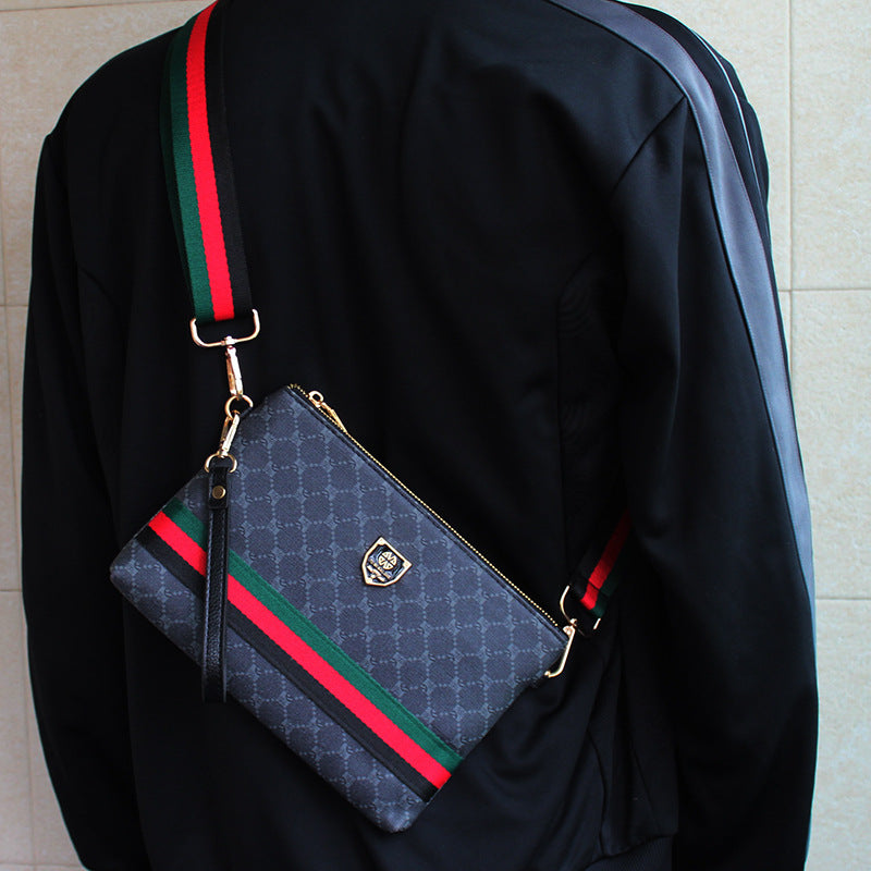 Women's & Men's & Simple Fashion Clutch Printed Men's Messenger Bags