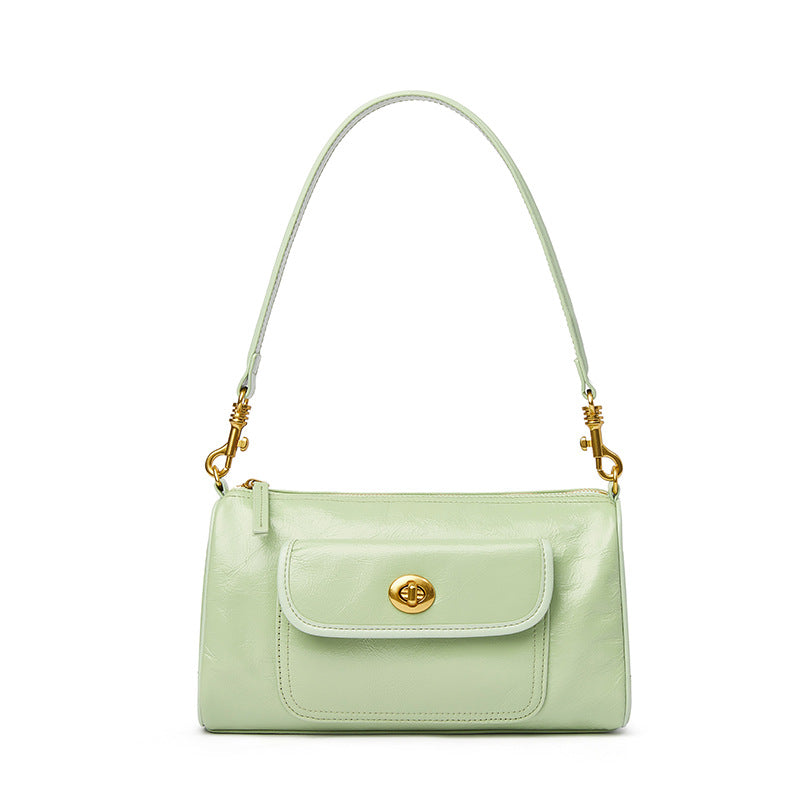 Women's Advanced Texture Niche Commuter Leather Artistic Crossbody Bags