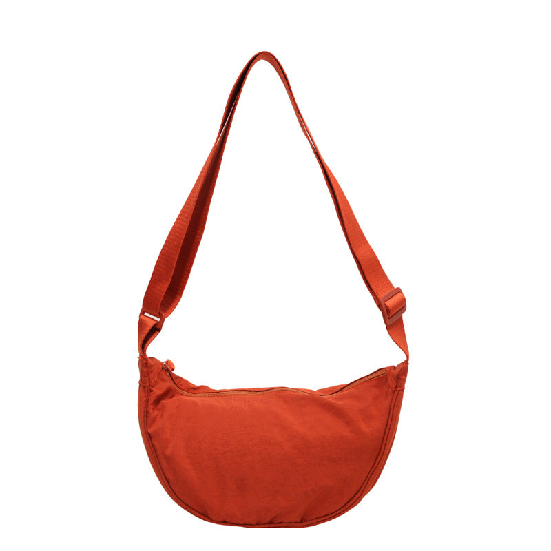 Pleated Dumpling Korean Style Solid Color Shoulder Bags