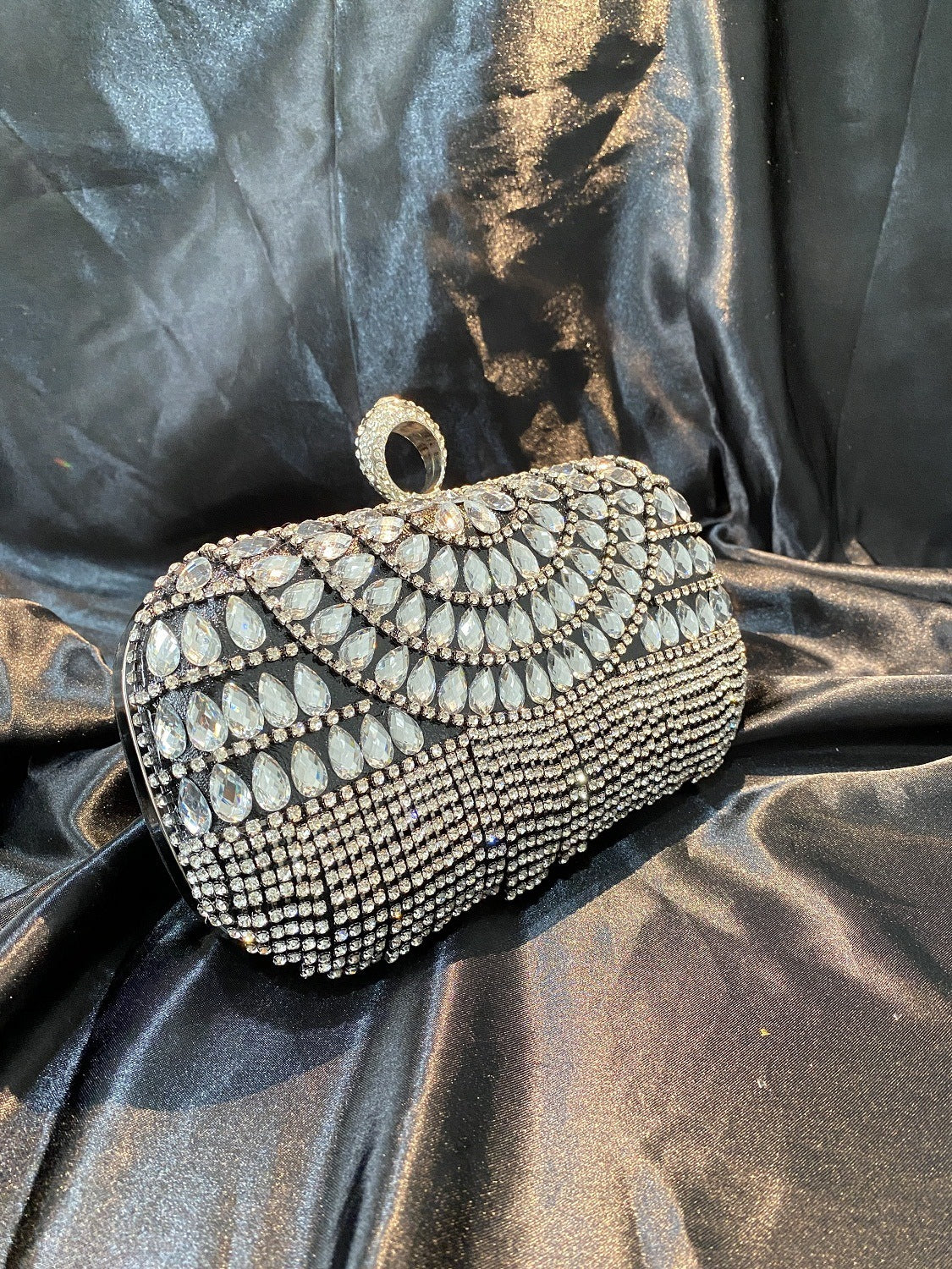 Rhinestone Tassel Knot Wedding Clothes Birthday Evening Bags