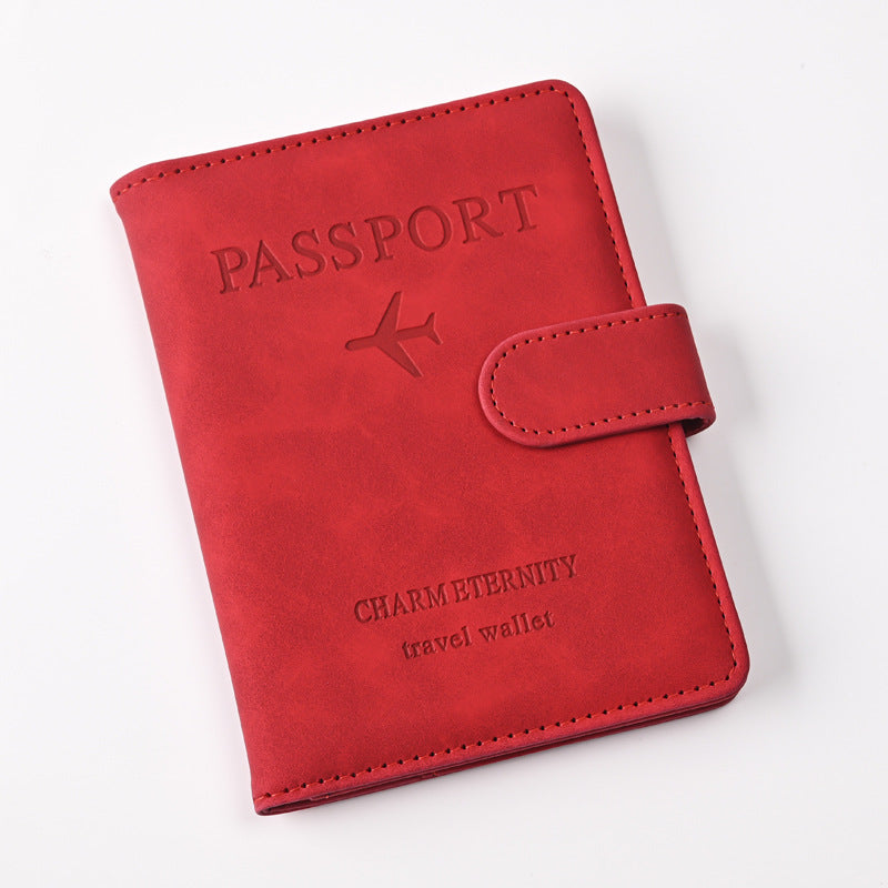 Magnetic Snap Multifunctional Passport Cover Tag Luggage