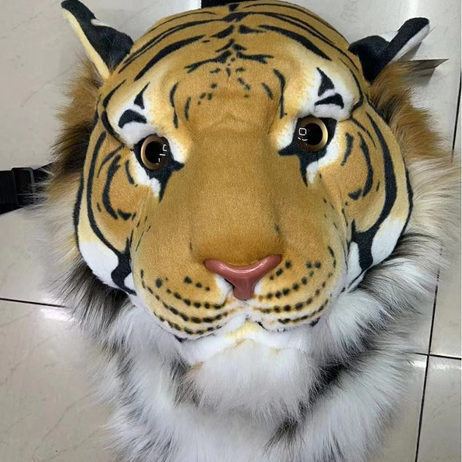 Creative Personality Tiger Head Street Trend Backpacks