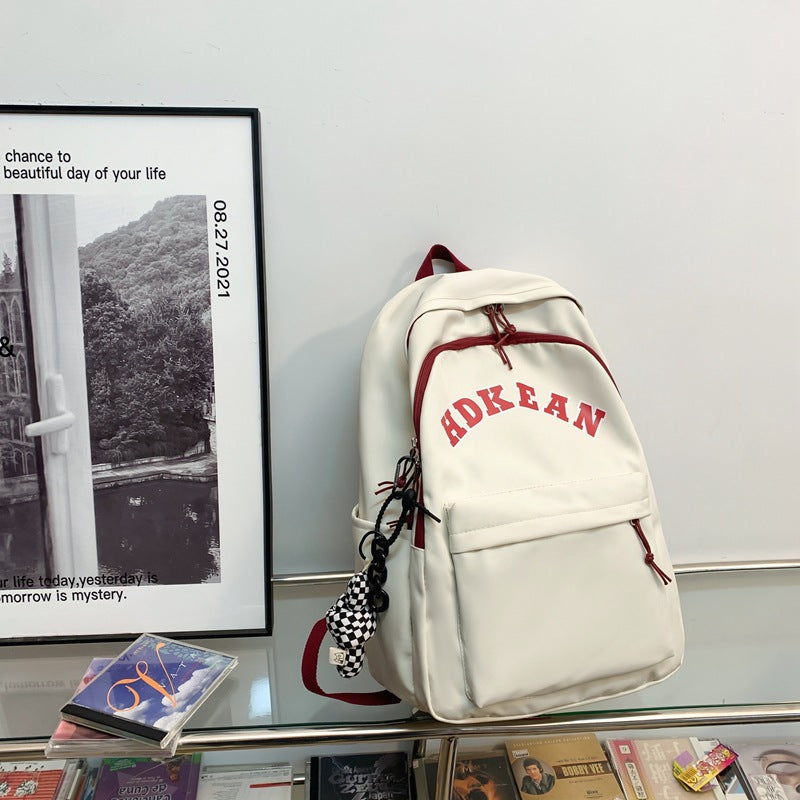 Female Korean Style Simple College High Backpacks