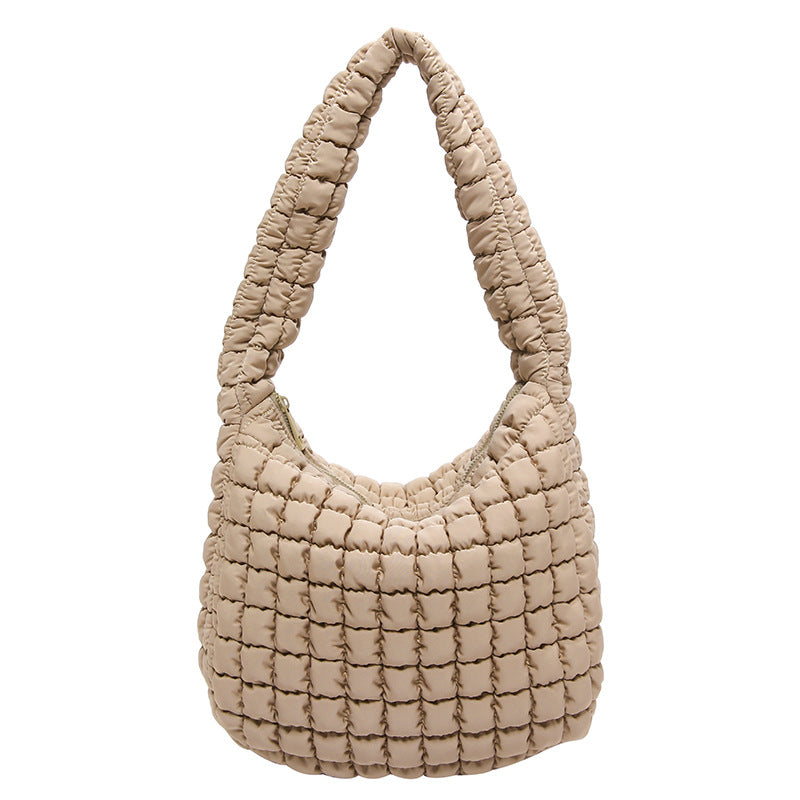 Style Fashionable Pleated Cloud Niche Bubble Shoulder Bags