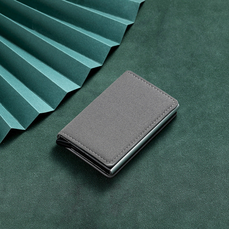 Women's & Men's & Metal Automatic Pop-up Cassette Refined Card Holder