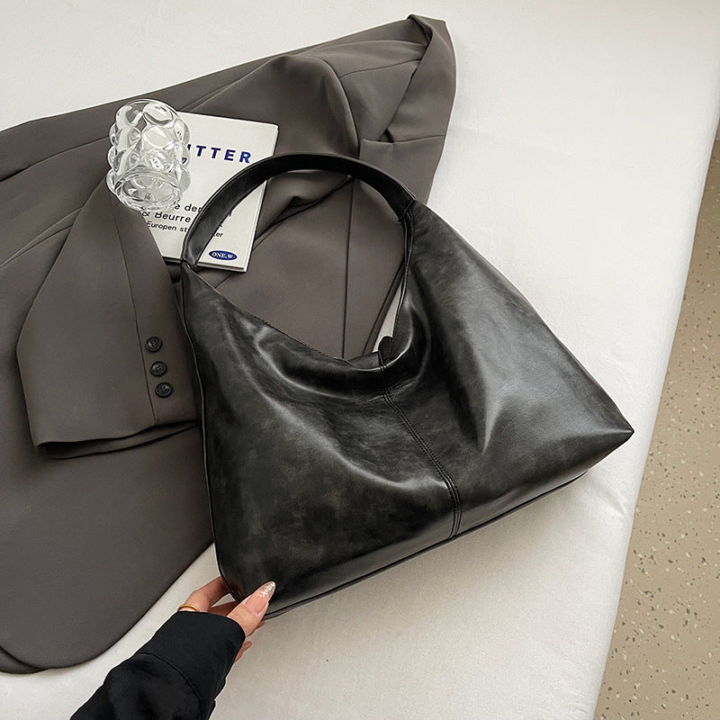 Women's Large Capacity Commuter Retro One Shopping Shoulder Bags