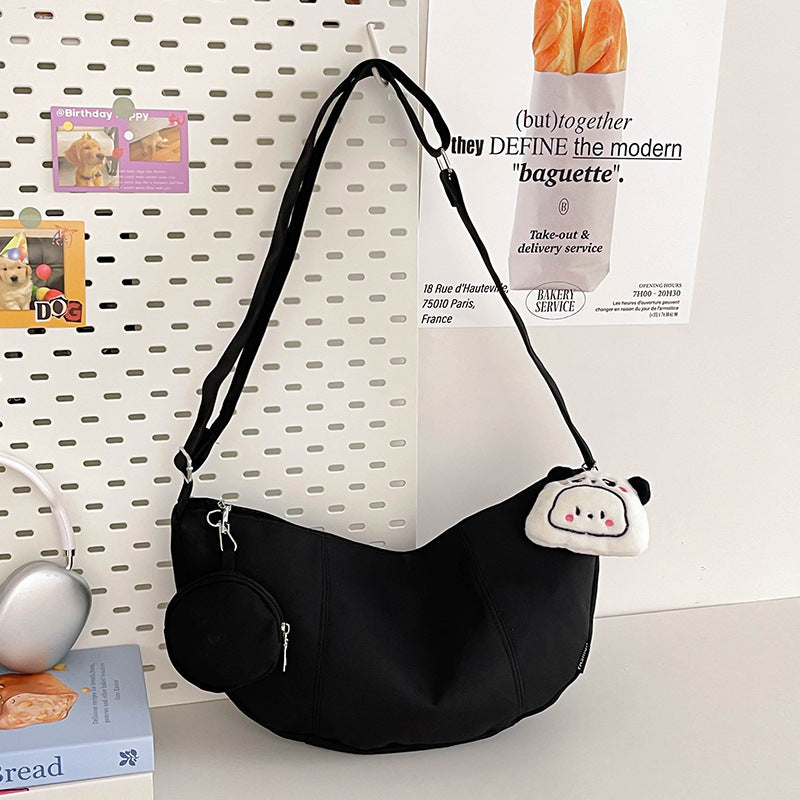 Junior High Simple Leisure Versatile Large Crossbody Bags