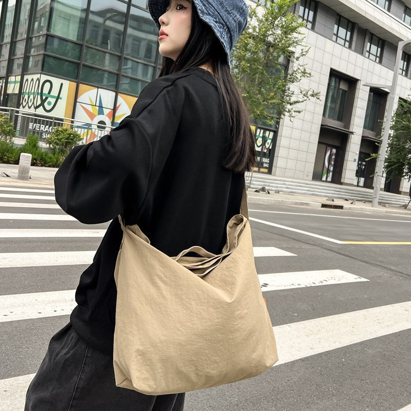 Women's Large Capacity Korean Style Commuter Portable Simple Crossbody Bags