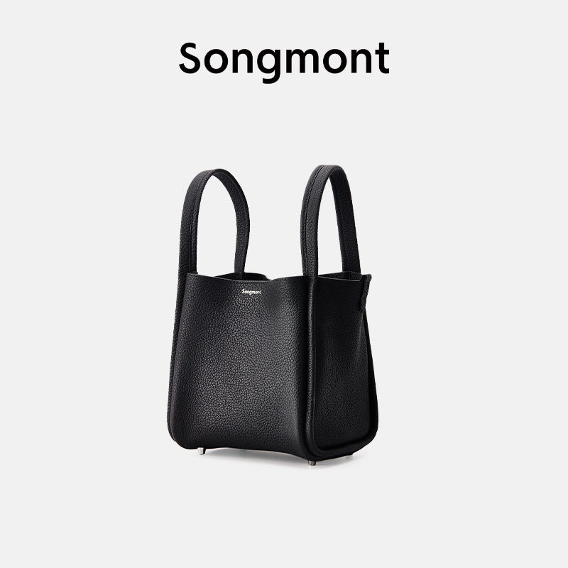 Vegetable Basket Series Genuine Leather Large Capacity Shoulder Bags