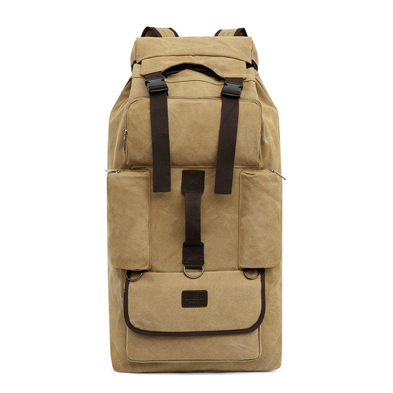 Men's Large Capacity Canvas For Moving Back Mountaineering Backpacks