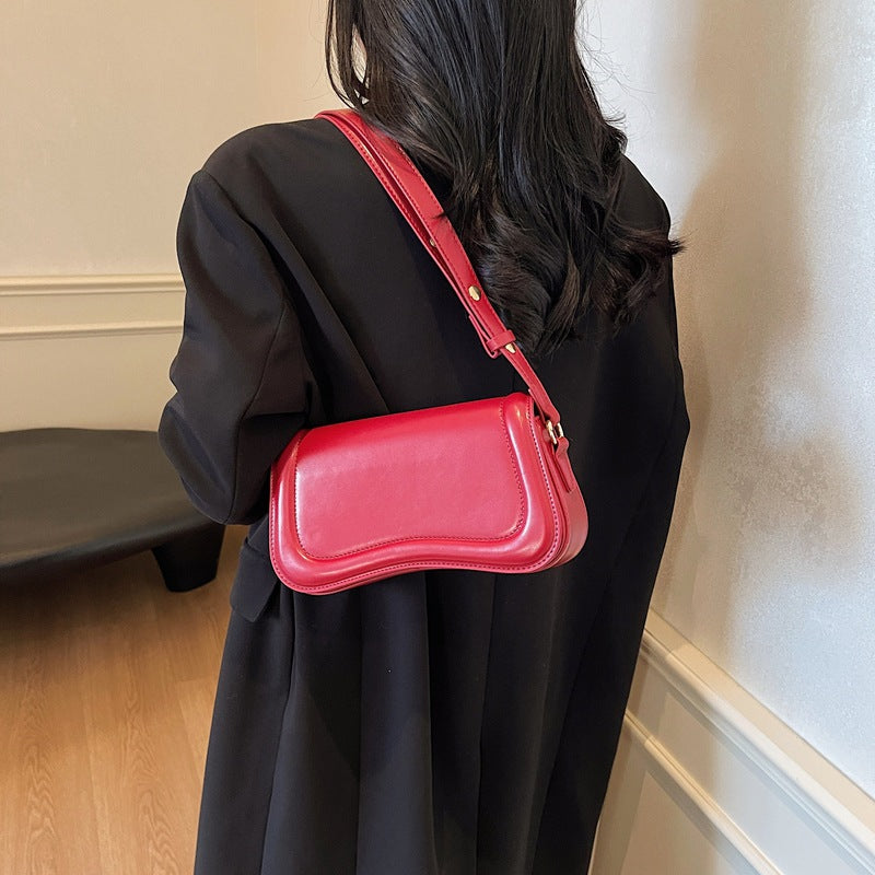 Women's Advanced Texture Niche Fashion Underarm Small Square Bags