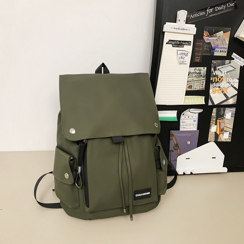 Men's Female Junior High College Fashion Tooling Backpacks