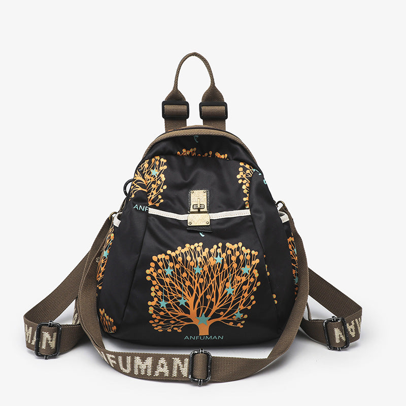 Women's Ethnic Style Waterproof Oxford Cloth Backpacks