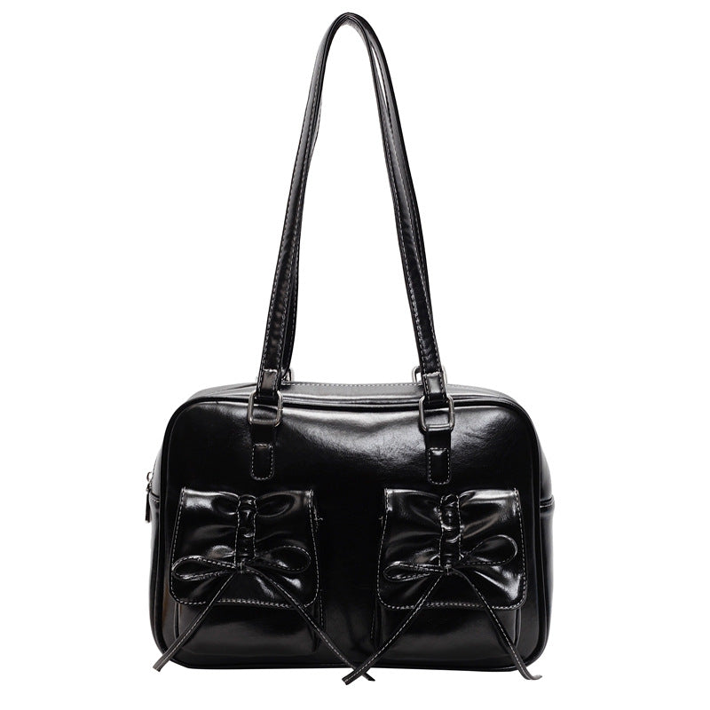 Women's Retro Large Capacity Bow Fashion Boston Backpacks