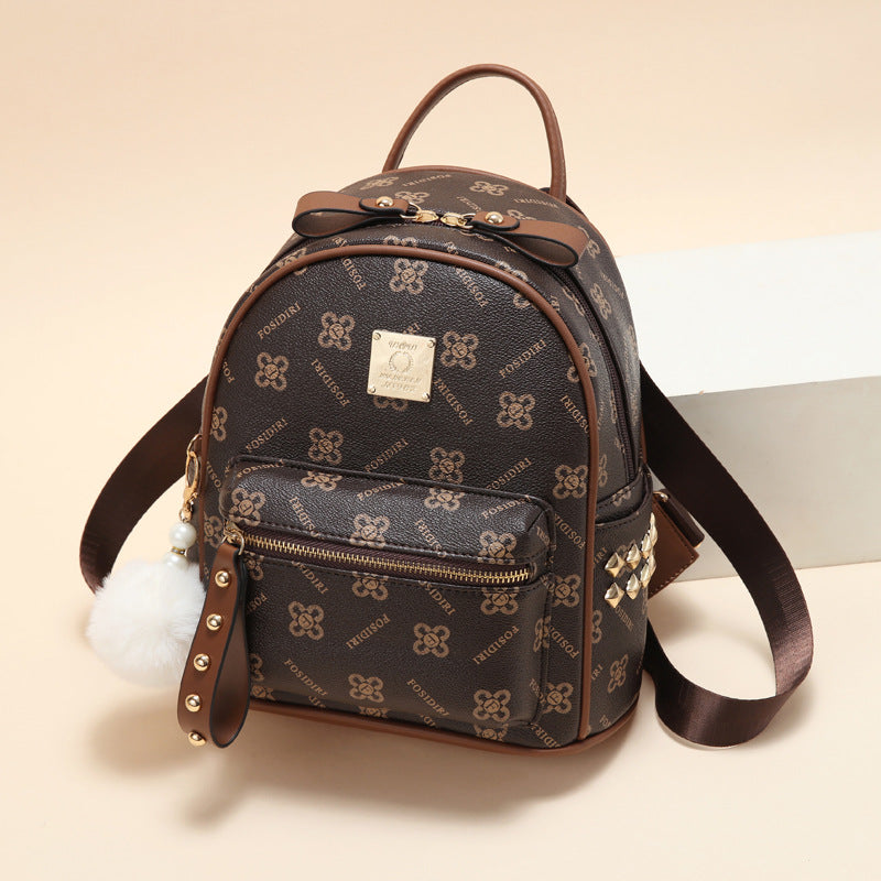 Vintage Jacquard Embroidered Leisure Versatile Large Backpacks