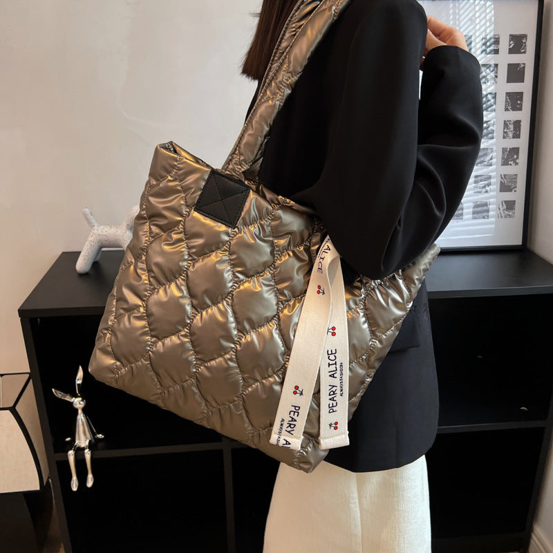 Winter Fashion Embroidery Clothes Commuter Portable Bags