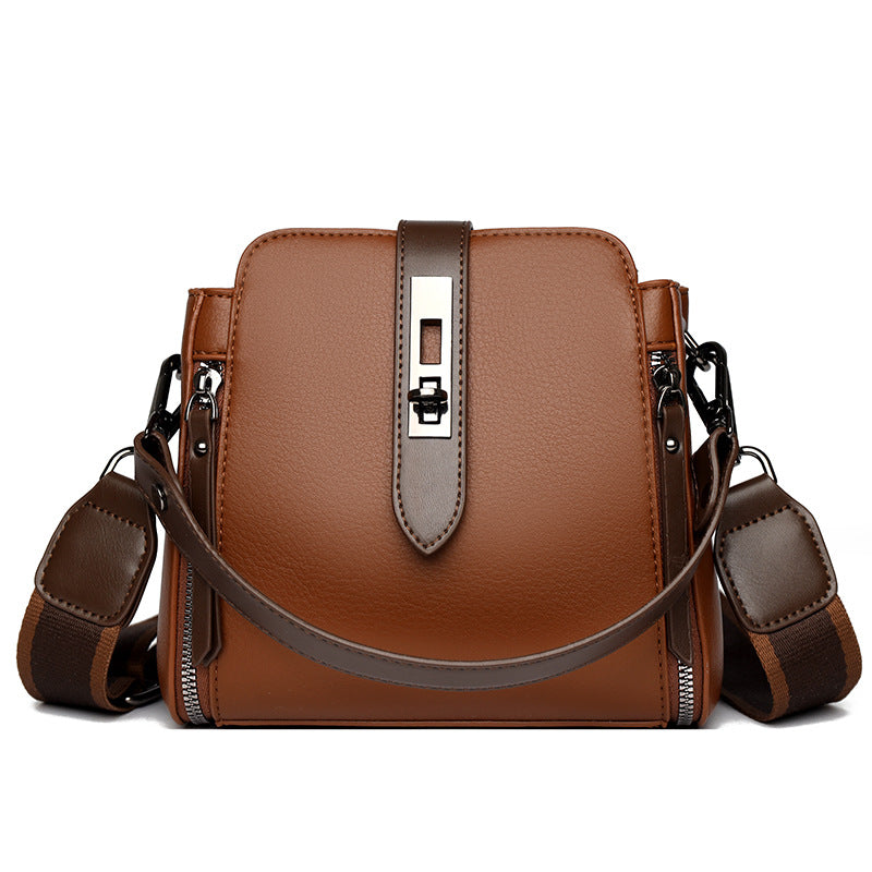 Women's Summer Fashion Soft Leather Large Capacity Crossbody Bags