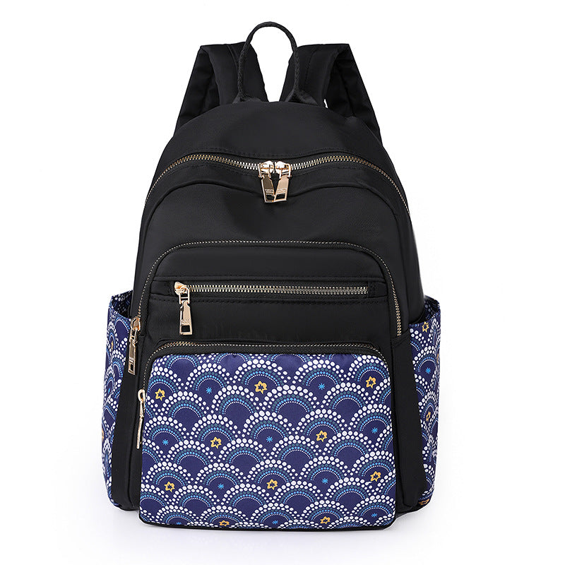 Women's Fashionable Waterproof Nylon Cloth Multifunctional Trendy Backpacks