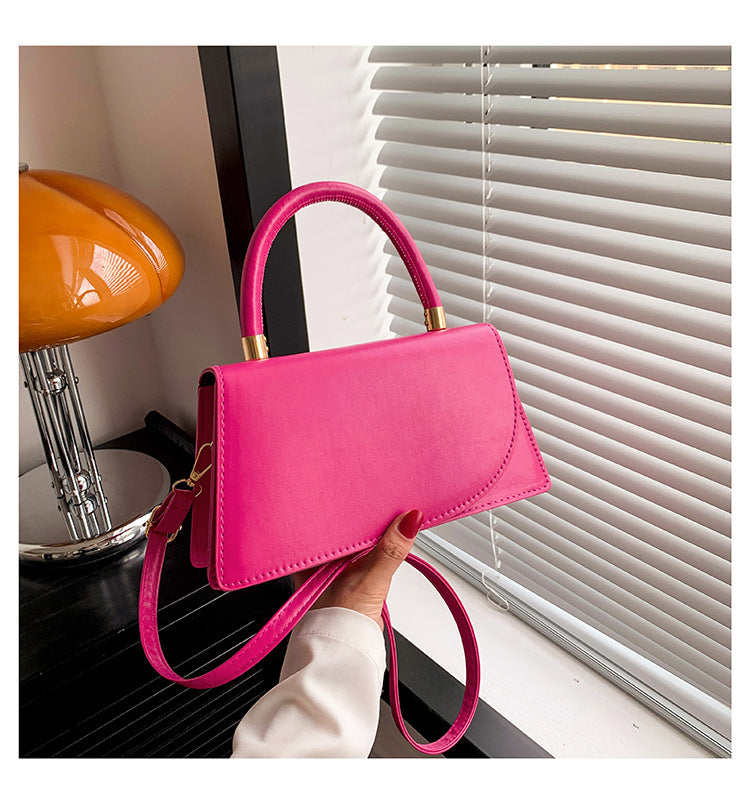 Texture Trendy Retro Modern Popular Solid Shoulder Bags