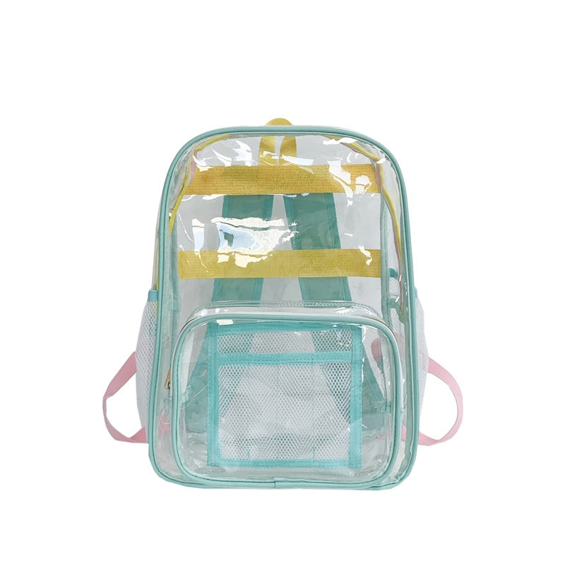 Color Dopamine Contrast Transparent Korean Fashion Backpacks