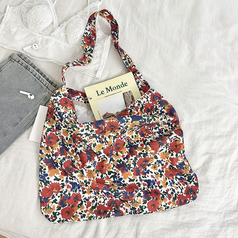 Women's Korean Style Versatile Large Capacity Shopping Shoulder Bags