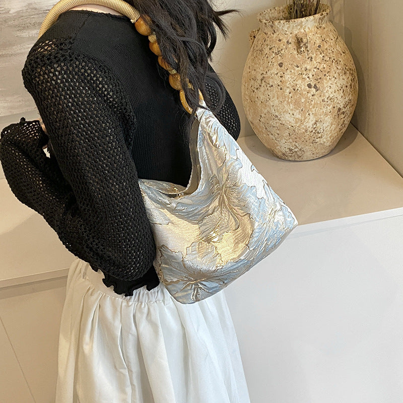 Women's Retro Chinese Style Summer Beautiful Underarm Shoulder Bags