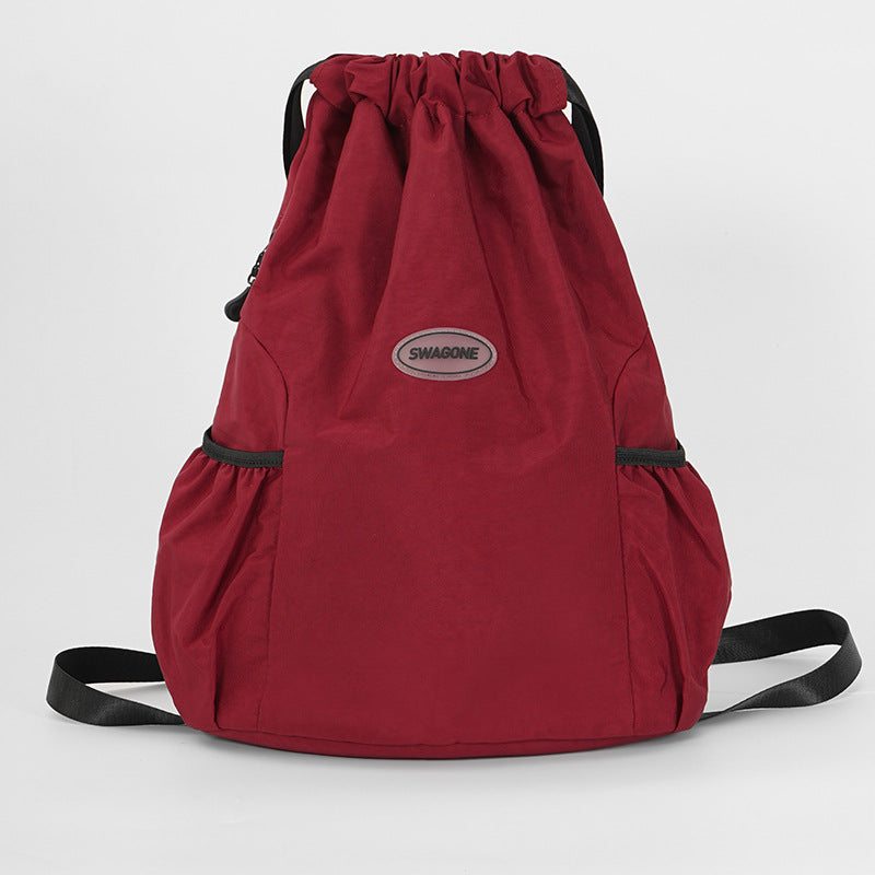 Women's & Men's & Fashion Lightweight Drawstring Fitness Buggy Backpacks