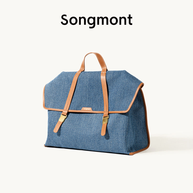 Loose Series Canvas Denim Large Capacity Backpacks