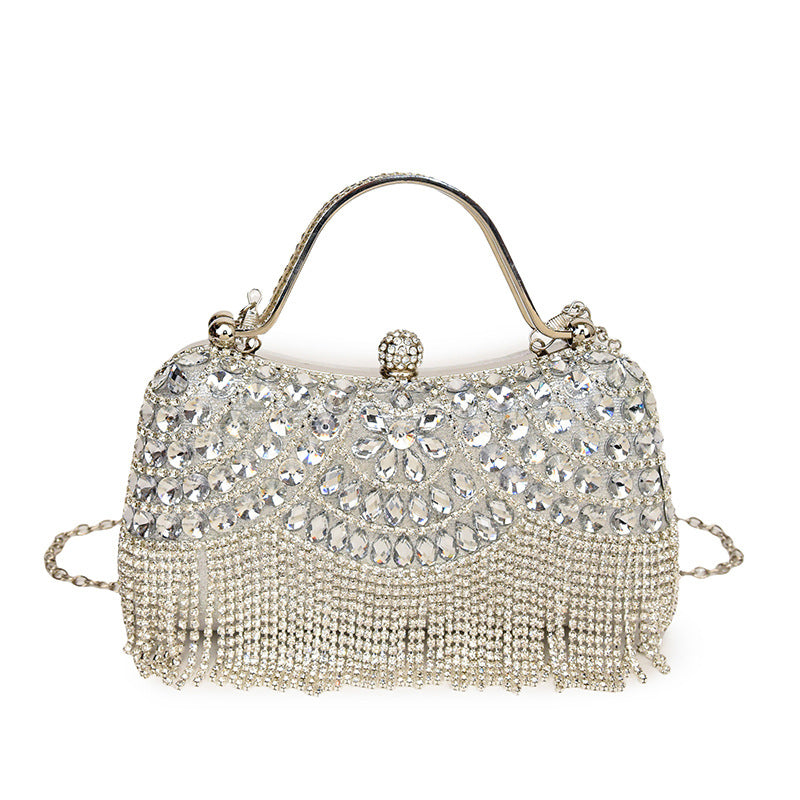 Women's Dinner Fashion Dress Full Diamond Shoulder Bags