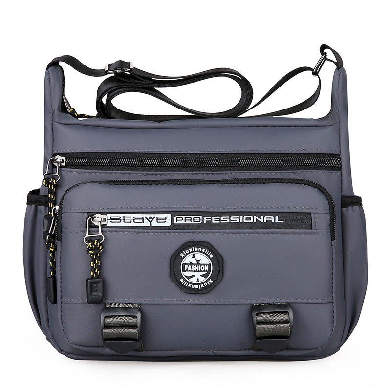 Men's Large Capacity Waterproof Hard-wearing Commute Men's Shoulder Bags