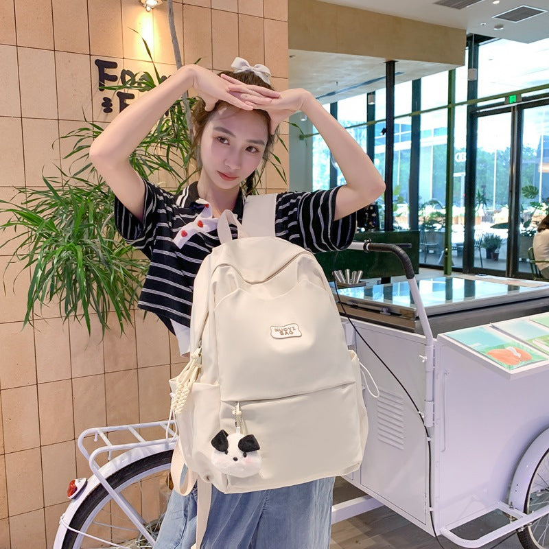 Good-looking Junior High Female Design Simple Backpacks