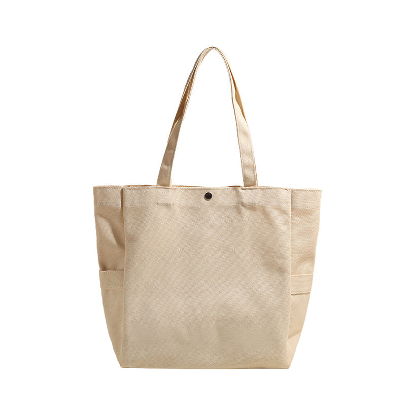 Women's Canvas Shopping Tuition Korean Style Tote Bags