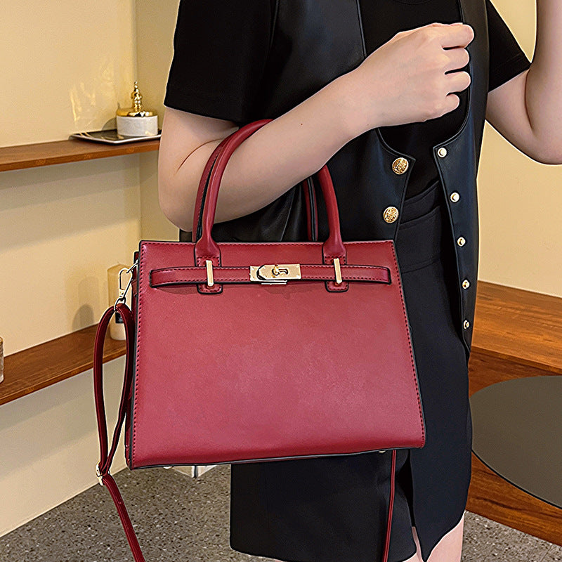Women's High-grade Large Capacity Red Wedding Elegant Shoulder Bags