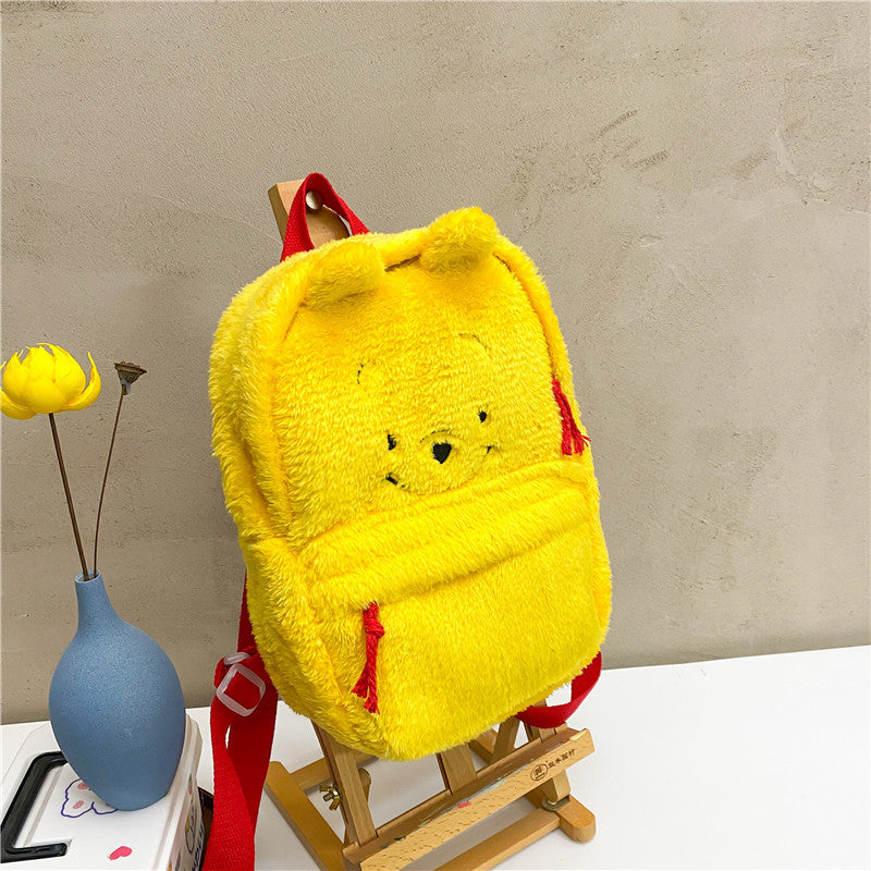 Style Furry Heart Large Capacity Cartoon Backpacks