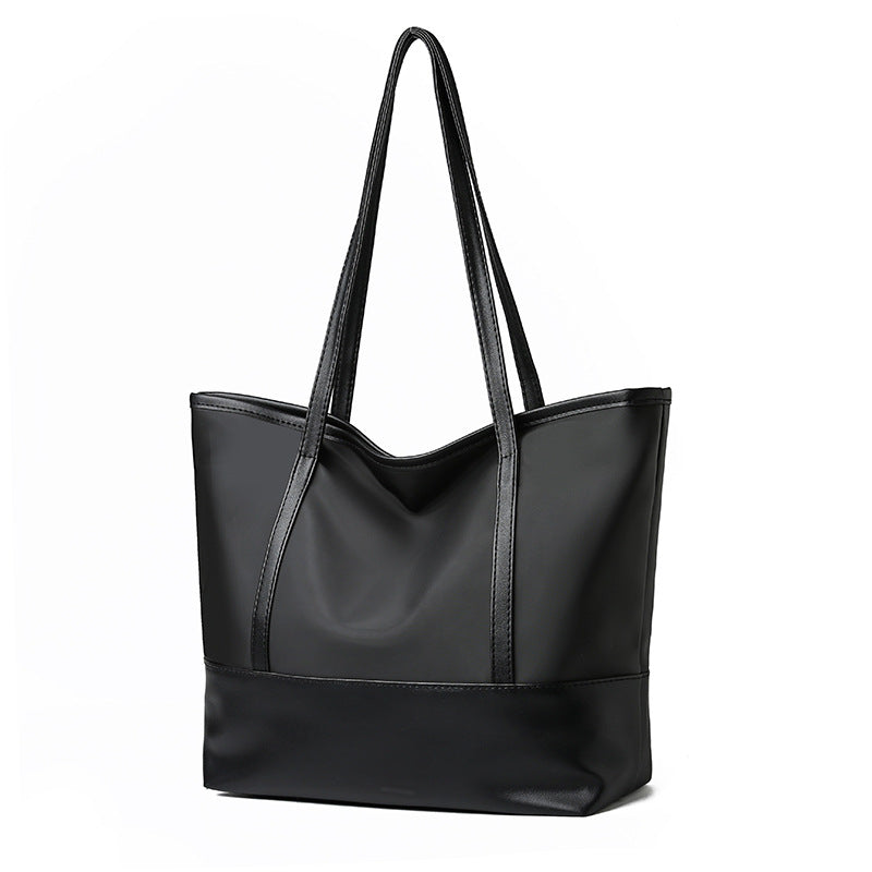 Cloth Large Capacity Totes Fashion Contrast Shoulder Bags