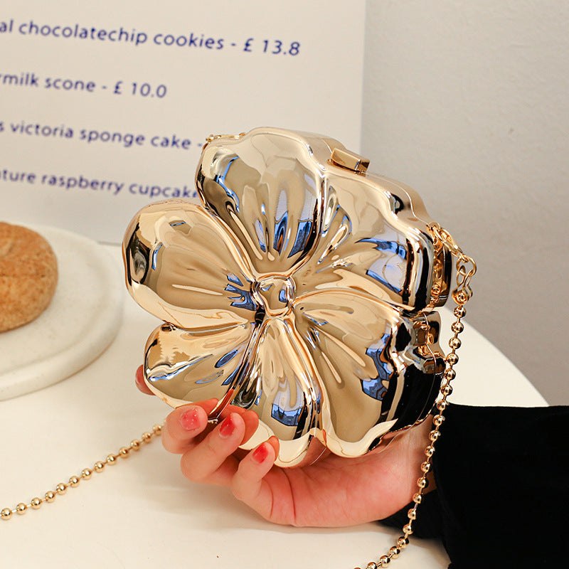 Flower Mirror Plating Fresh Sweet Beautiful Bags