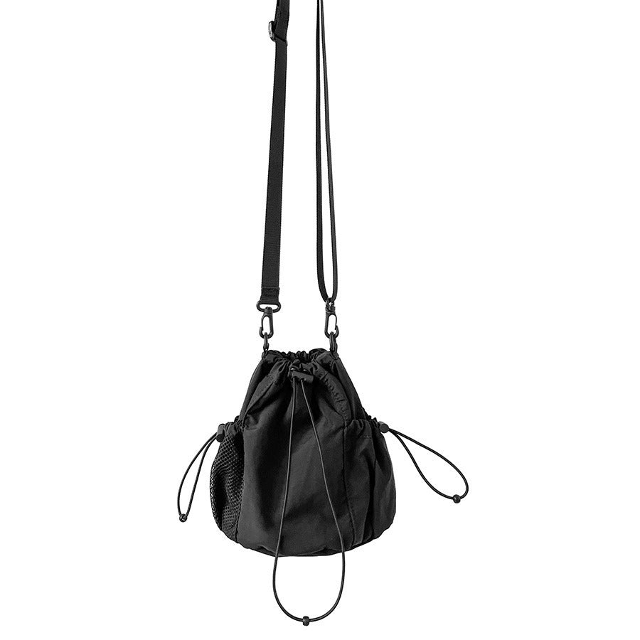 Drawstring Pleated Nylon Summer Female Niche Crossbody Bags