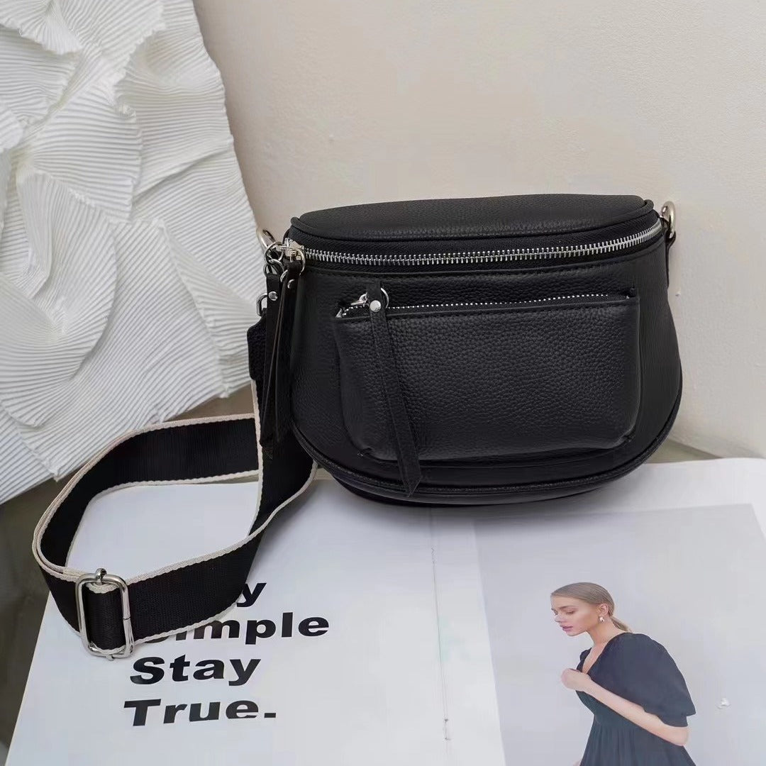 Women's Genuine Leather Height High Quality Simple Crossbody Bags