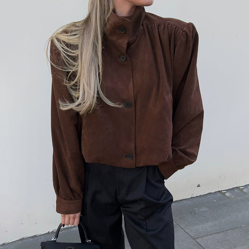 Veet Long Sleeve Design Sense Graceful Jackets