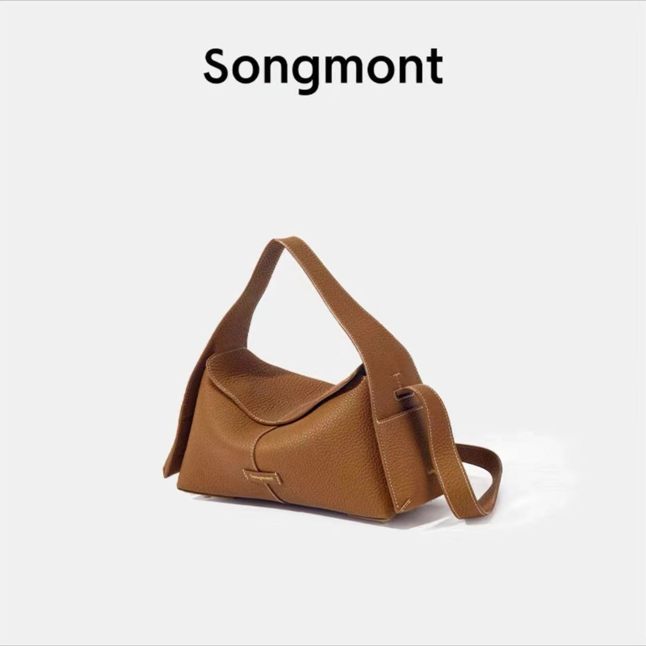 Women's Hanging Series Medium Roof Designer Model First Layer Crossbody Bags