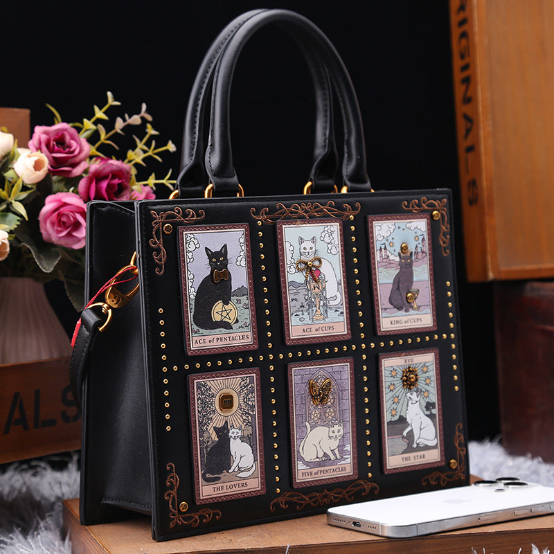 High Sense Light Luxury Embroidery Heart Link Kelly Handbags