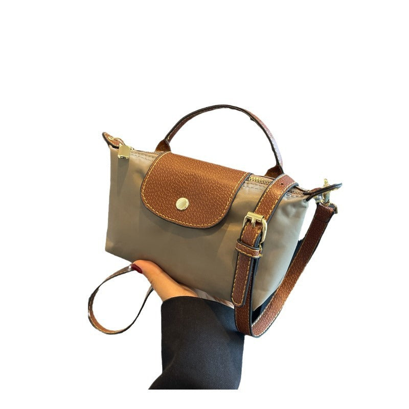 Women's Niche Mini Portable Dumpling High-grade Nylon Crossbody Bags