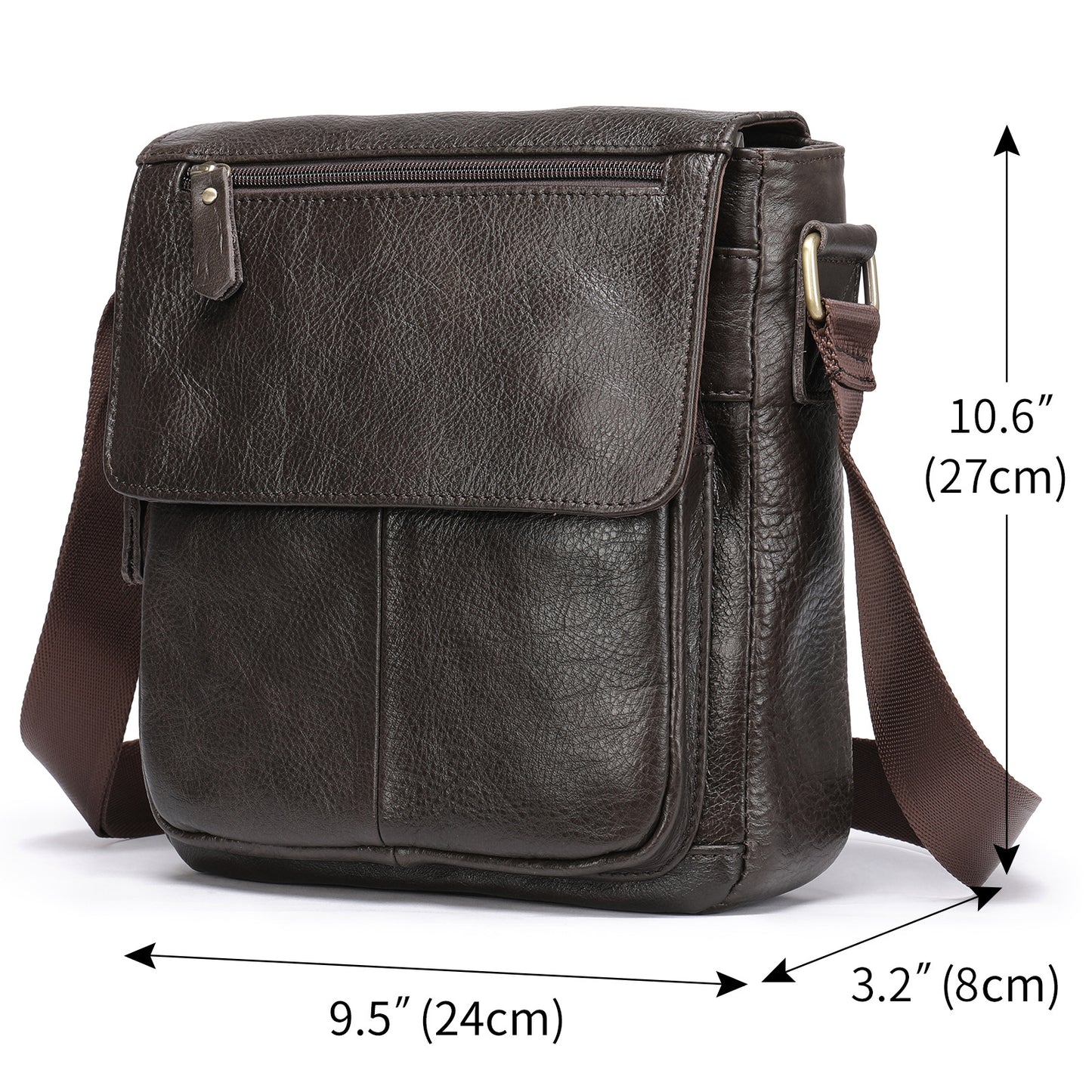 Men's Top Layer Cowhide Cover Type Men's Messenger Bags