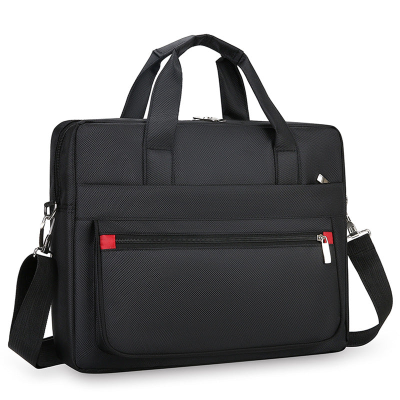 Men's Fashion Commute Document Office Waterproof Large Men's Shoulder Bags