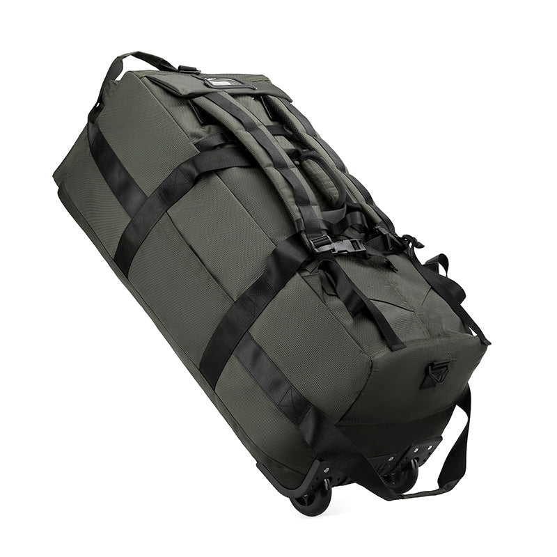 Capacity Portable With Wheels Folding Camping Travel Bags