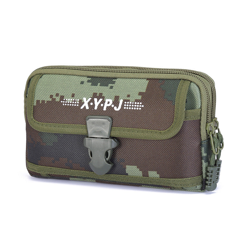 Men's Mobile Person Canvas Multifunctional Hanging Men's Waist Packs