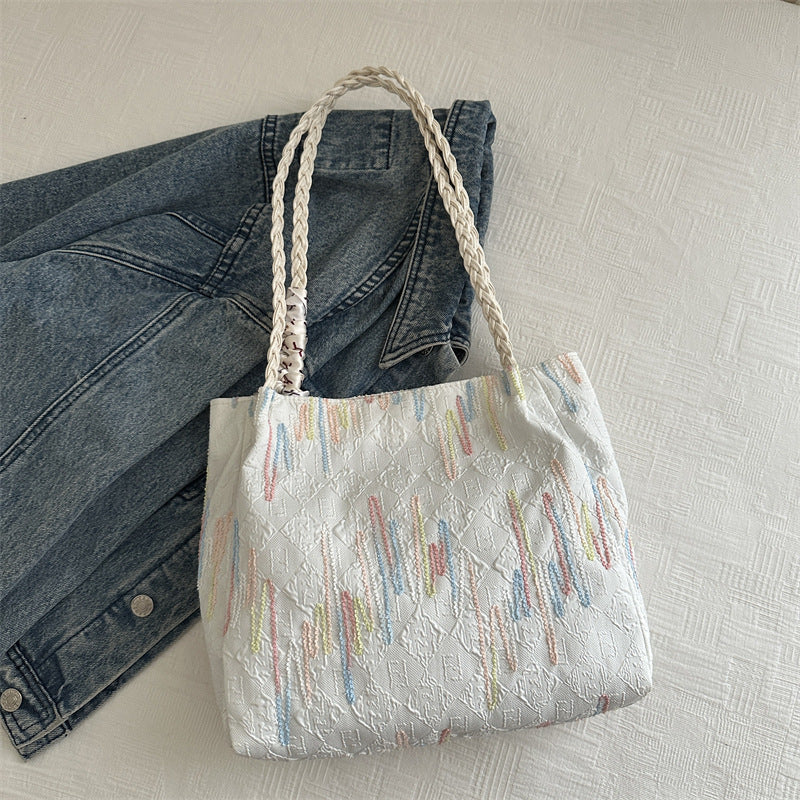Women's Canvas Large Capacity Summer College Class Shoulder Bags