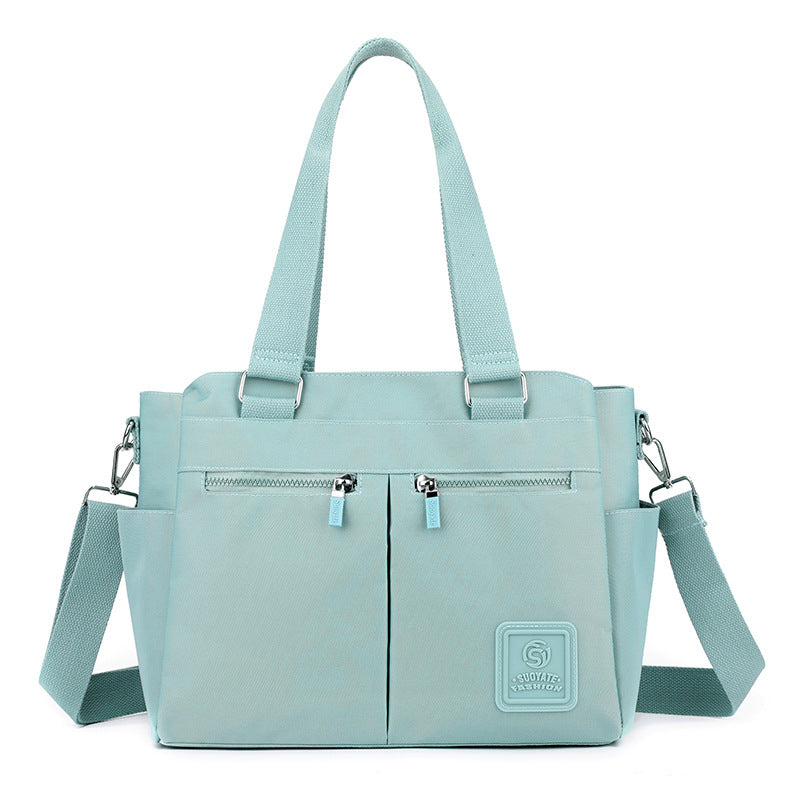 Women's Large Capacity Totes Simple Nylon Portable Shoulder Bags